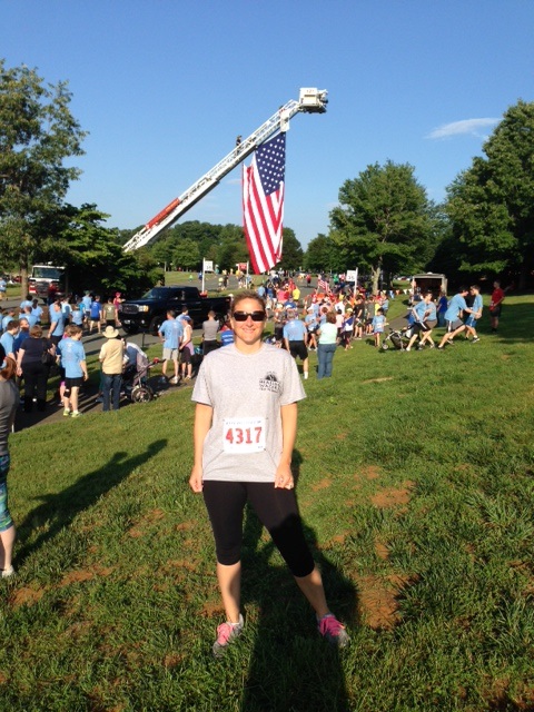 Chief Program & Administrative Officer, Megan Pierce at the 5th Annual 4 Our Freedom 5K
